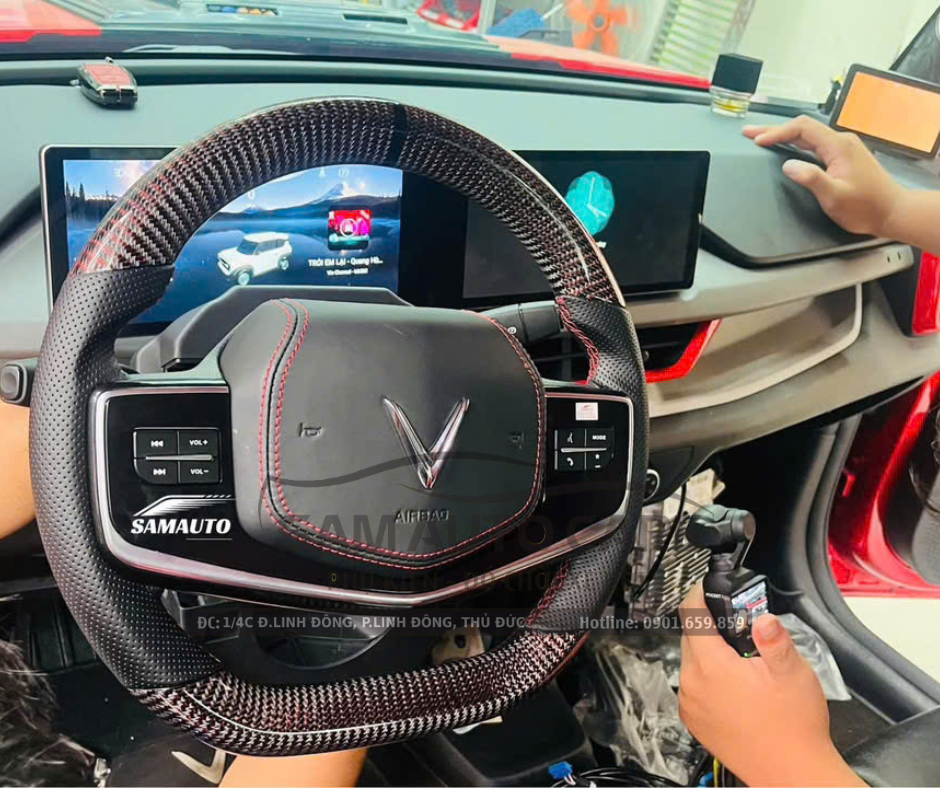 Phím Khiển Vô Lăng VF3 
