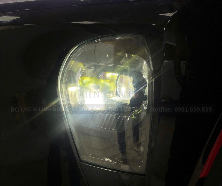 Độ đèn Tăng Sáng Cho Limo Green 